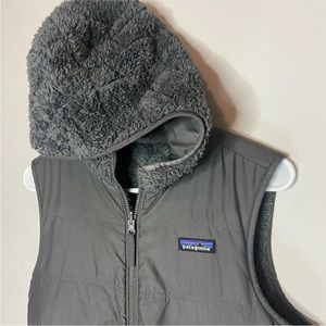 𝑺𝑶𝑳𝑫★ Patagonia Los Gatos Reversible Gray Fleece Vest